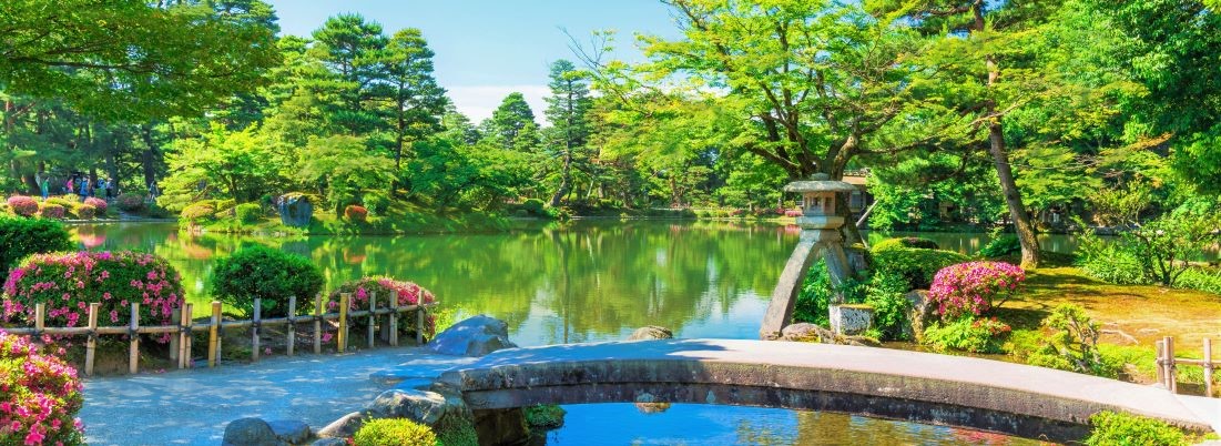 Kenrokuen Gardens in Kanazawa